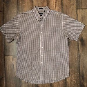 Van Heusen pattern Short sleeve button down
